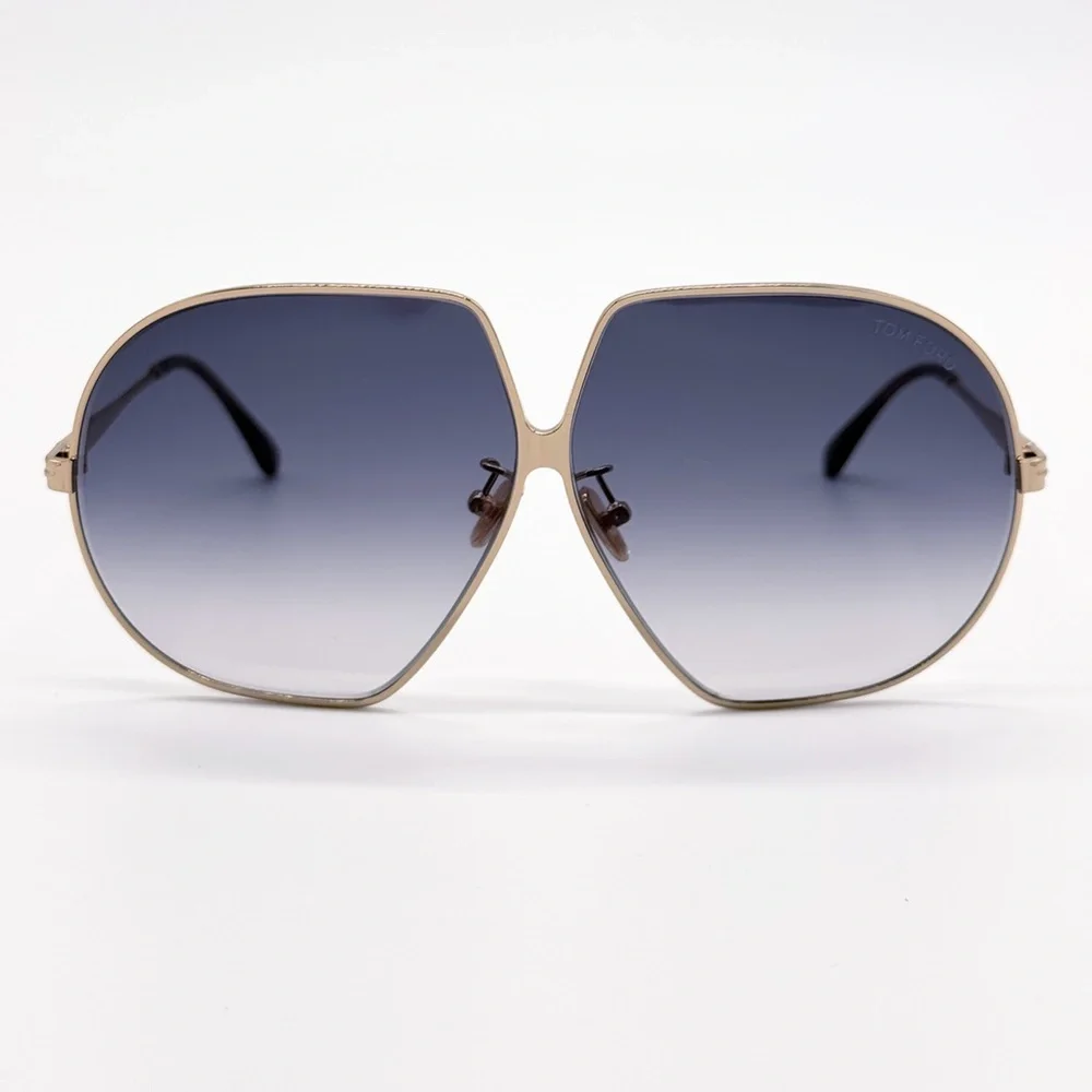 NEW TOM FORD TF785 28B GOLD OVERSIZED SUNGLASSES TARA FT0785/S TOM FORD EYEWEAR